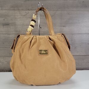 Large Jenrigo Tan Leather Tote Bag